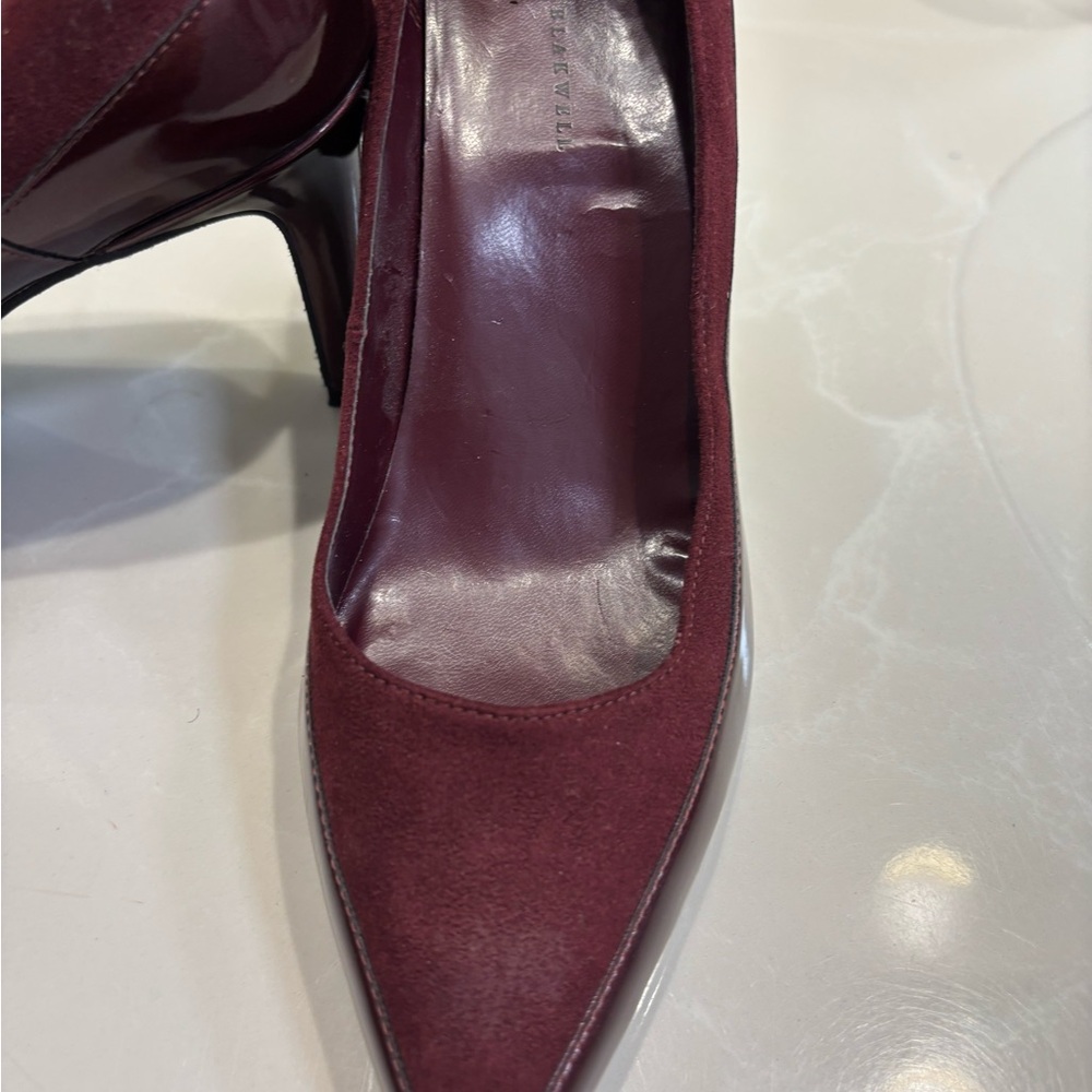 Elegant Burgundy Women's Heels